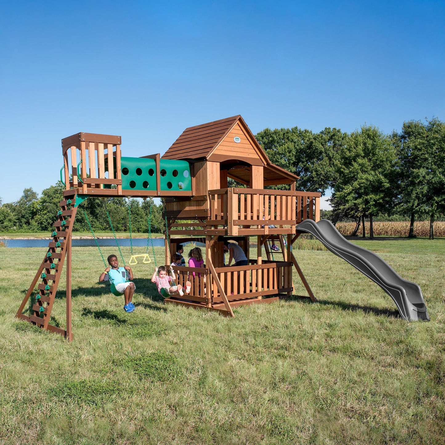 Premium Woodridge Elite Swing Set