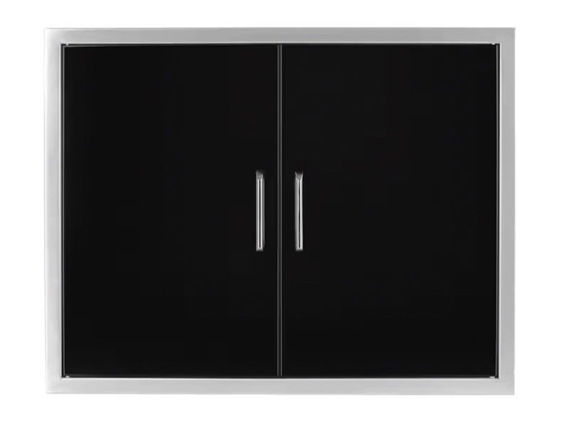 Premium Wildfire Outdoor Living Double Door 30 x 21 Black -WF-DDR3021-BSS