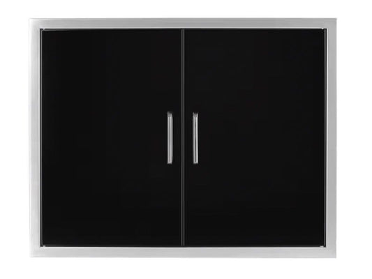 Premium Wildfire Outdoor Living Double Door 30 x 21 Black -WF-DDR3021-BSS