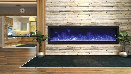 Premium Remii 65" Extra Slim Electric Fireplace - 102765-XS