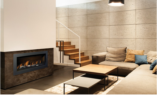 Premium Sierra Flame Bennett 45 Direct Vent Linear Fireplace