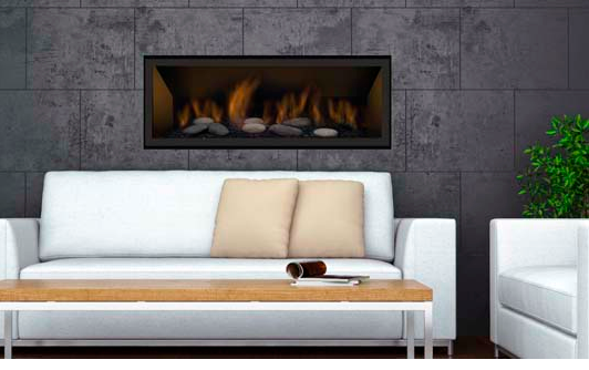 Premium Sierra Flame Bennett 45 Direct Vent Linear Fireplace