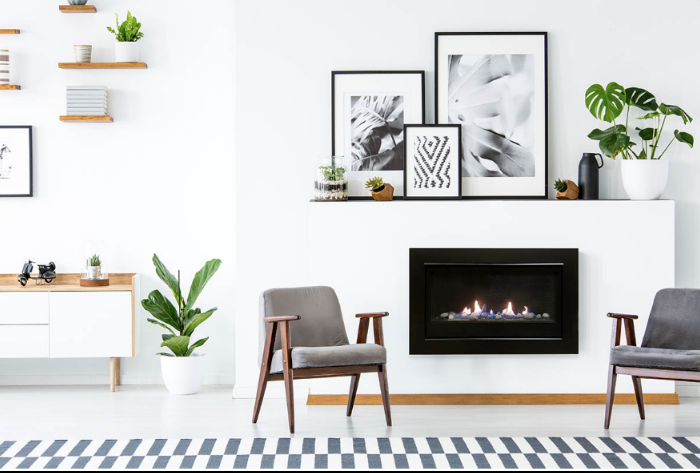 Premium Sierra Flame 36 Liquid Propane Direct Vent Linear Fireplace