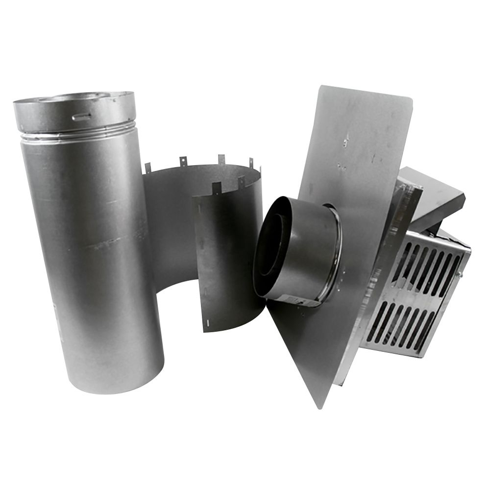 Premium Superior Secure Vent 20 Inch Small Square Termination w/Shield - SV4.5-20SSWSK