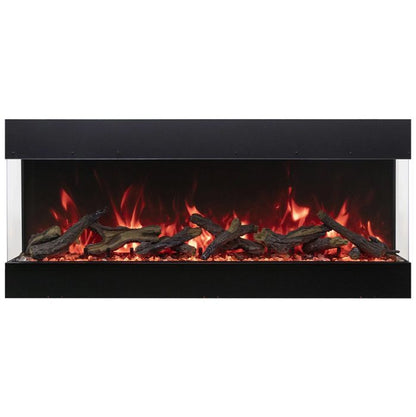 Premium Amantii Tru View Bespoke 3 Sided Electric Fireplace