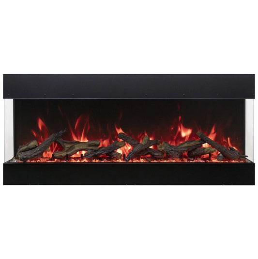 Premium Amantii Tru View Bespoke 3 Sided Electric Fireplace