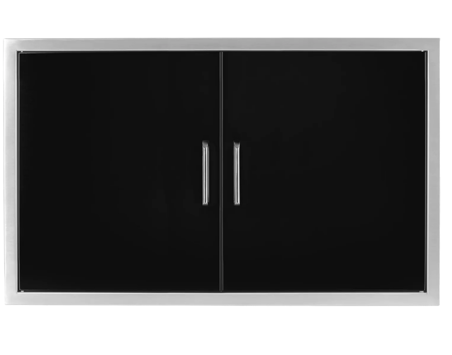 Premium Wildfire Outdoor Living Double Door 38 x 24 Black -WF-DDR3824-BSS